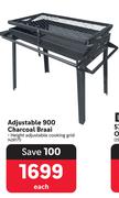 Adjustable 900 Charcoal Braai 428171-Each
