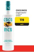 Coco Rico Cream Liqueur-750ml Each