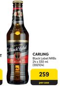 Carling Black Label NRBs-24 x 330ml Per Case