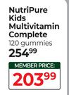 NutriPure Kids Multivitamin Complete-120 Gummies