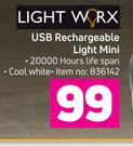 Lightworx USB Rechargeable Light Mini