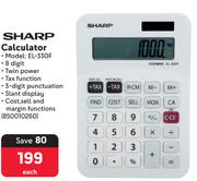 Sharp Scientific Calculator EL-330F-Each