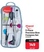 Maped 3-Piece Precision Bow Compass Set 426691-Per Set