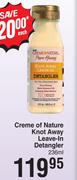 Creme Of Nature Knot Away Leave In Detangler-236ml