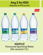 Aquelle Flavoured Sparkling Water (All Variants)-For Any 2 x 1.5Ltr