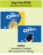 Oreo Sandwich Cookies (All Variants)-For Any 2 x 12 x 36.8g