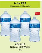 Aquelle Natural Still Water-For 4 x 5ltr