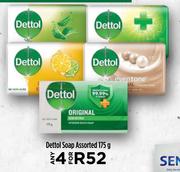 Dettol Soap Assorted-For Any 4 x 175g