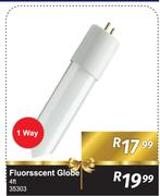 Fluorsscent 1 Way Globe 4Ft 35303