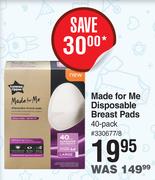 Tommee Tippee Made For Me Disposable Breast Pads- 40 Pack