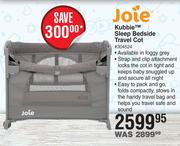 Joie Kubbie Sleep Bedside Travel Cot