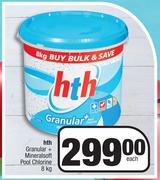 HTH Granular+ Mineral Soft Pool Chlorine-8Kg Each
