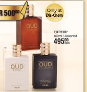 OUD EDT/EDP Assorted-100ml Each