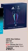 Adidas UEFA Star Edition Gift Set EDT-100ml Per Set