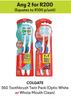 Colgate 360 Toothbrush Twin Pack (Optic White Or Whole Mouth Clean)-For Any 2