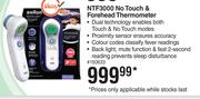 Braun No Touch & Forehead Thermometer NTF3000