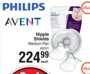 Philips Avent Nipple Shields Medium Pair-Each
