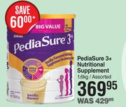 Pedia Sure 3+ Nutritional Supplement Assorted-1.6kg Each
