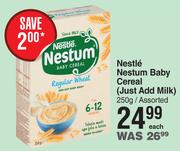 Nestle Nestum Baby Cereal (Just Add Milk) Assorted-250g Each