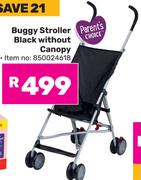 Buggy Stroller Black Without Canopy 