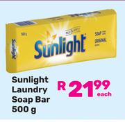 Sunlight Laundry Soap Bar-500gm Each