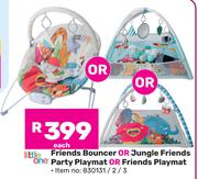 Little One Friends Bouncer Or Jungle Friends Party Playmat Or Friends Playmat-Each