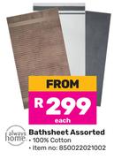 Bathsheet Assorted-Each