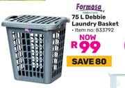 Formosa 75Ltr Debbie Laundry Basket