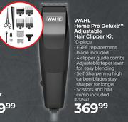 Wahl Home Pro Deluxe Adjustable Hair Clipper Kit 10 Piece