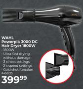 Wahl Powerpik 3000 DC Hair Dryer 1800W