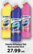 Domestos Multipurpose Thick Bleach Assorted-750ml Each