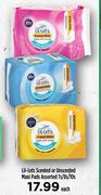 Lil-Lets Scented Or Unscented Maxi Pads Assorted-7s/8s/10s Each