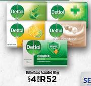 Dettol Soap Assorted-For 4 x 175g
