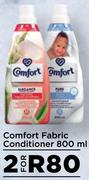 Comfort Fabric Conditioner-For 2 x 800ml