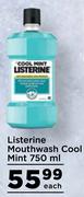 Listerine Mouthwash Cool Mint-750ml