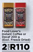 Food Lover's Instant Coffee Or Decaf (Excluding Freeze Dried)-For 2 x 200g