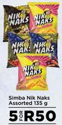 Simba Nik Naks Assorted-For 5 x 135g