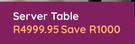 Server Table