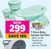 Baby Care 7 Piece Baby Hamper Set Mint-Per Set