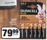 Duracell Batteries Plus Power AA/AAA-Per Pack