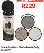 Stone Creations Black Granite 81415897-340g