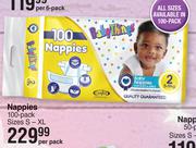 Baby Things Nappies 100 Pack Sizes S-XL-Per Pack