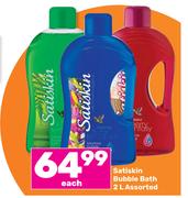 Satiskin Bubble Bath Assorted-2Ltr