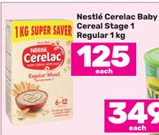Netsle Cerelac Baby Cereal Stage 1 Regular-1Kg Each