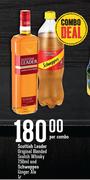 Scottish Leader Original Blended Scotch Whisky 750ml & Schweppes Ginger Ale 1L-Per Combo