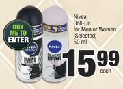 Nivea Roll On For Men Or Women (Selected)-50ml Each