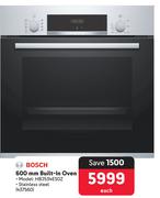 Bosch 600mm Built In Oven HBJ534ESOZ