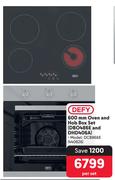 Defy 600mm Oven & Hob Box Set (DBO486E & DHD406A) DCB866E-Per Set