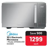 Midea 30L Electronic Microwave EM30SILVER