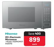 Hisense 20L Electronic Microwave H20MOMS11